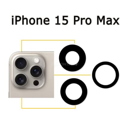 iPhone 15 Pro Max Camera Glass ORIGINAL Quality