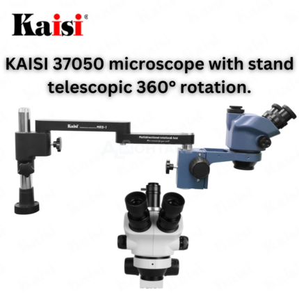 KAISI 37050 microscope with stand telescopic 360° rotation
