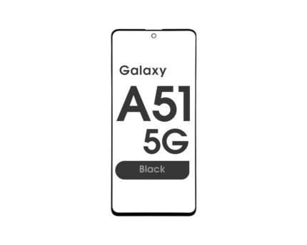 باغة HZYOO مع OCA أصلية لهاتف Samsung A51 5G – أسود