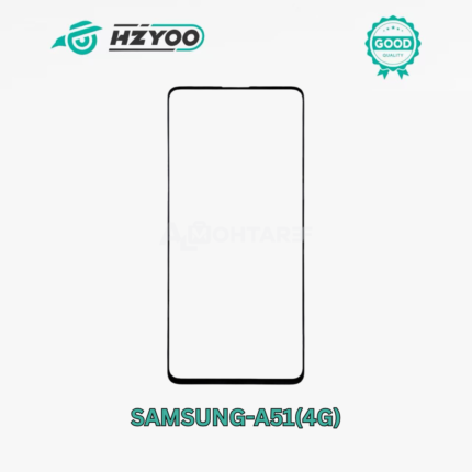 باغة HZYOO أصلية مع OCA لهاتف Samsung A51 4G – أسود