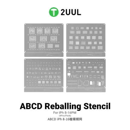 2UUL BG01 ABCD BGA Stencil Set for iPhone