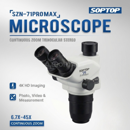 Soptop 71 Pro Max Trinocular Microscope (Without Base)