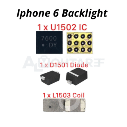 iPhone 6G & 6 Plus Backlight Kit (IC + Diode + Coil)