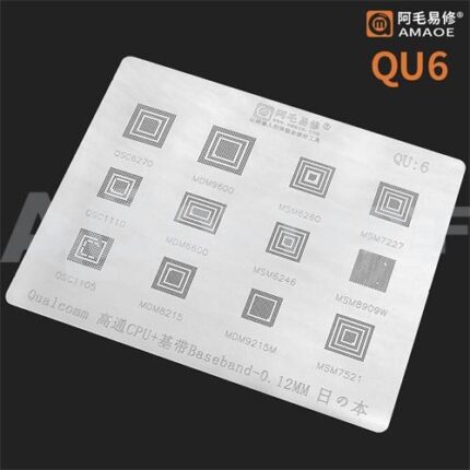 AMAOE QU6 Stencil Qualcomm CPU 0.12mm