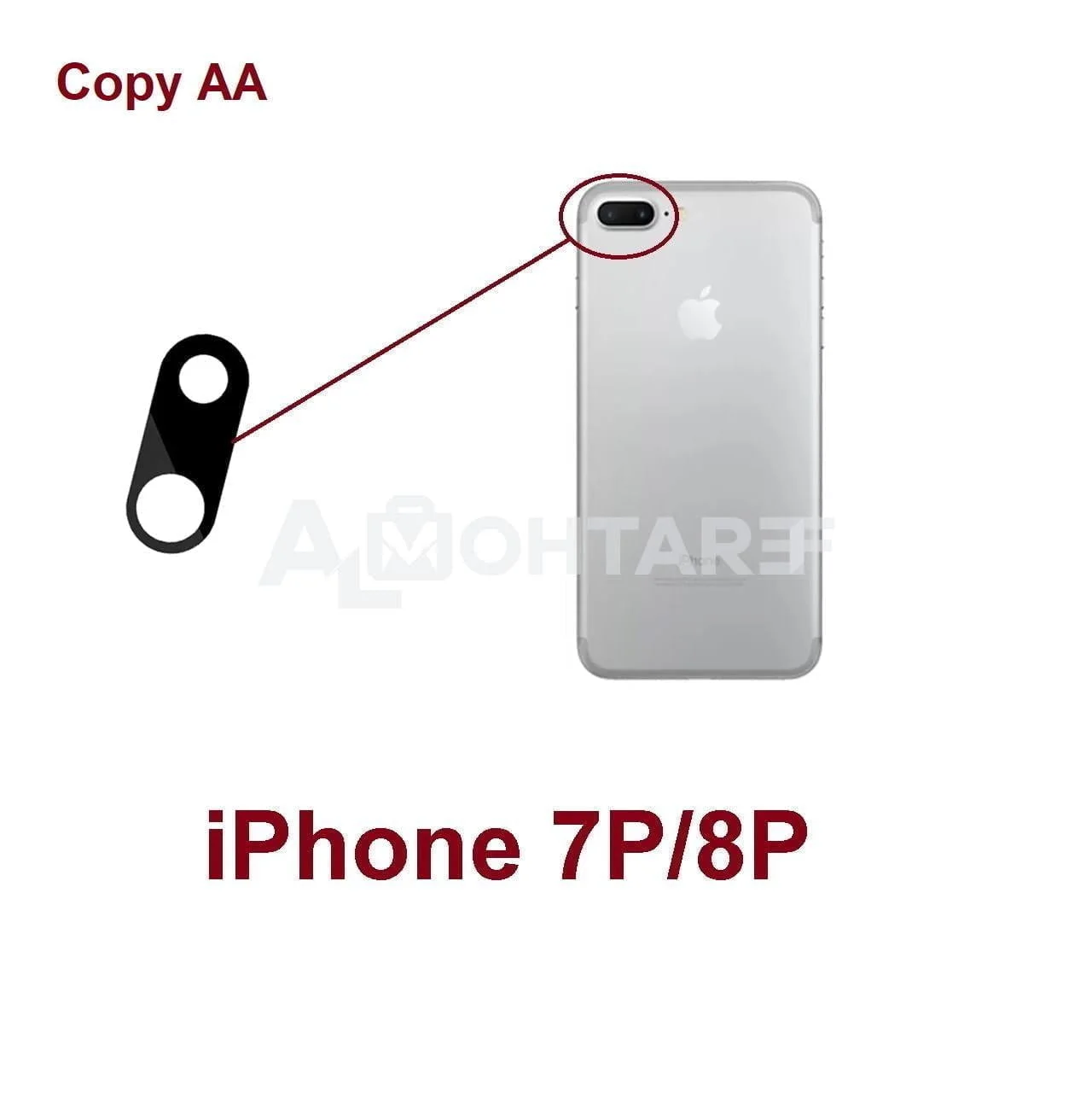 iPhone 7 Plus 8 Plus Camera Lens AA Quality