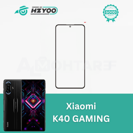 HZYOO Original Front Glass with OCA for Xiaomi Redmi K40 Gaming (Black)