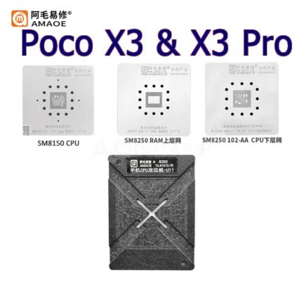 AMAOE Poco X3 Pro SDM8150 CPU Stencil