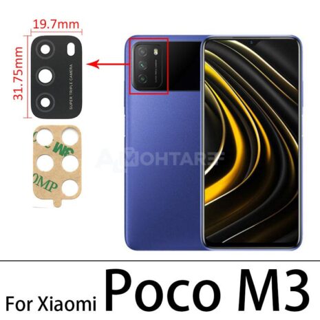 2Pcs-Lot-Rear-Back-Camera-Glass-Lens-For-Xiaomi-Redmi-Poco-M3-F3-X3-NFC-GT