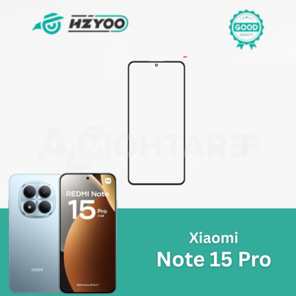 HZYOO Original Front Glass with OCA for Xiaomi Redmi Note 15 Pro (Black)