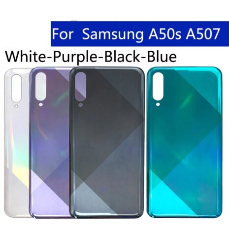 10Pcs-Lot-Back-Housing-For-Samsung-Galaxy-A50S-A507-A507FN-Rear-Door-Repair-Case-Battery-Cover