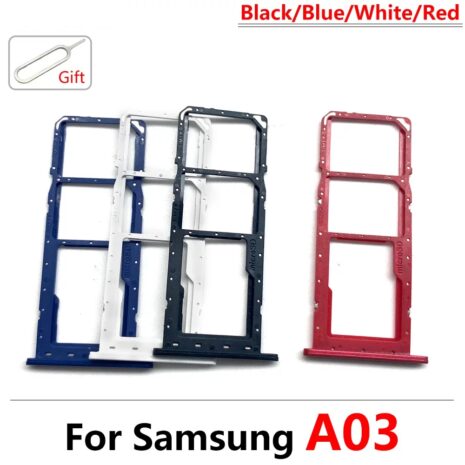 10Pcs-Lot-Original-New-For-Samsung-Galaxy-A02-A02s-A03s-A03-Core-SIM-Card-Tray-Slot