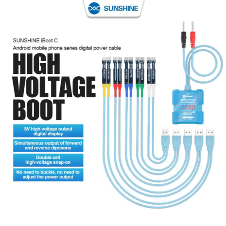 SUNSHINE iBoot A-B-C-D For Android&iPh 6-15PM Digital Power Cable (5)