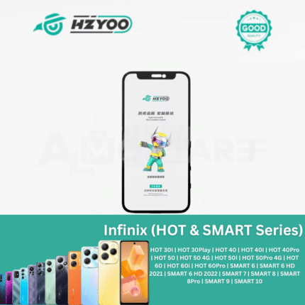 HZYOO Original Front Glass with OCA for Infinix (HOT & SMART Series)