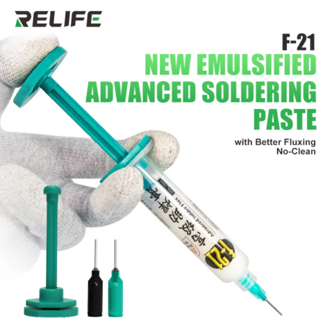 RELIFE F-21 New emulsified advanced solder flux set (1)