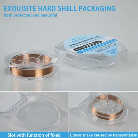 SUNSHINE SS-007D iphone PCB fingerprint repair jump wire0.01MM (5) SUNSHINE SS-007D iphone PCB fingerprint repair jump wire0.01MM (5)