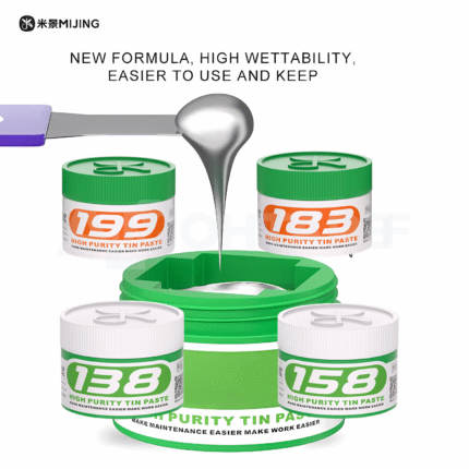 (English) MIJING High Purity Solder Tin Paste 138℃ 158℃ 183℃ 199℃