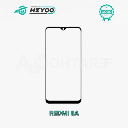 باغة HZYOO مع OCA أصلية لهاتف REDMI-8A – أسود