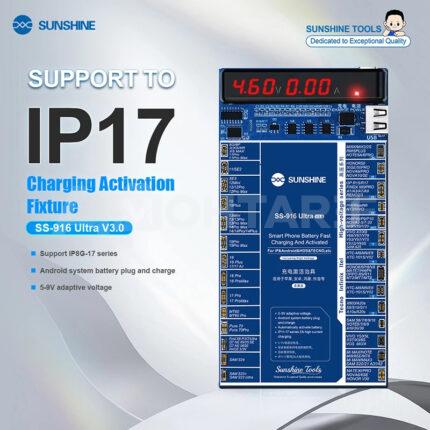 SUNSHINE SS-916 Ultra V2.0 Battery Fast Charging & Activation Board (iPhone 5-17 / Android)