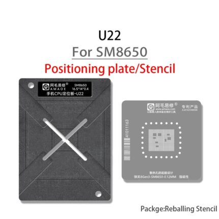 AMAOE U22-SM8650 Phone CPU Repair Planting Tin Platform Set